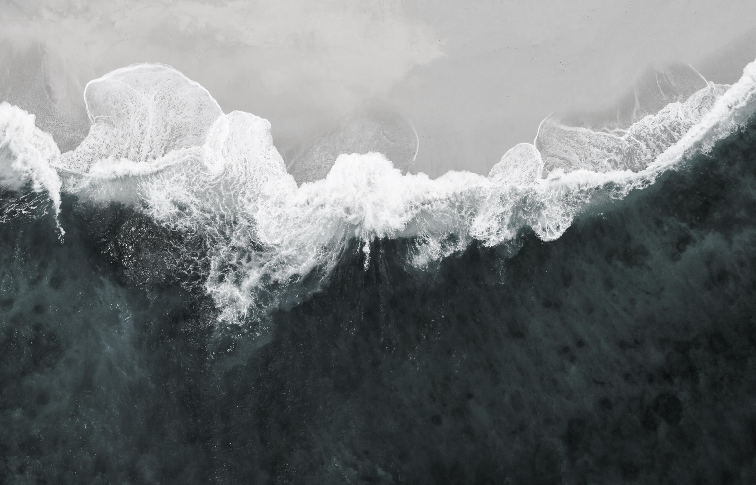 Hintergrund Bild (Meer von oben)